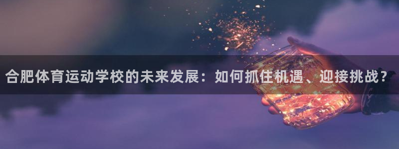 球速体育：合肥体育运动学校的未来发展：如何抓住机遇、迎接挑战？